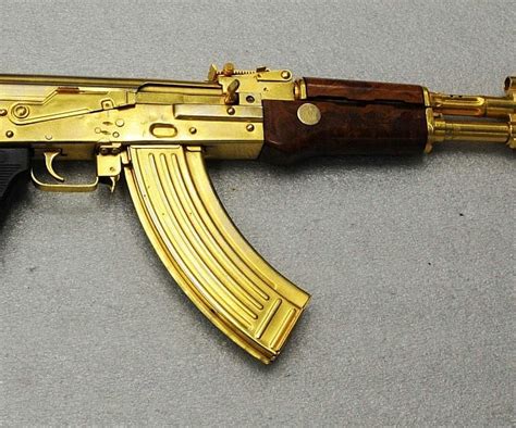 versace gold ak47|ak47 gold plated rifle.